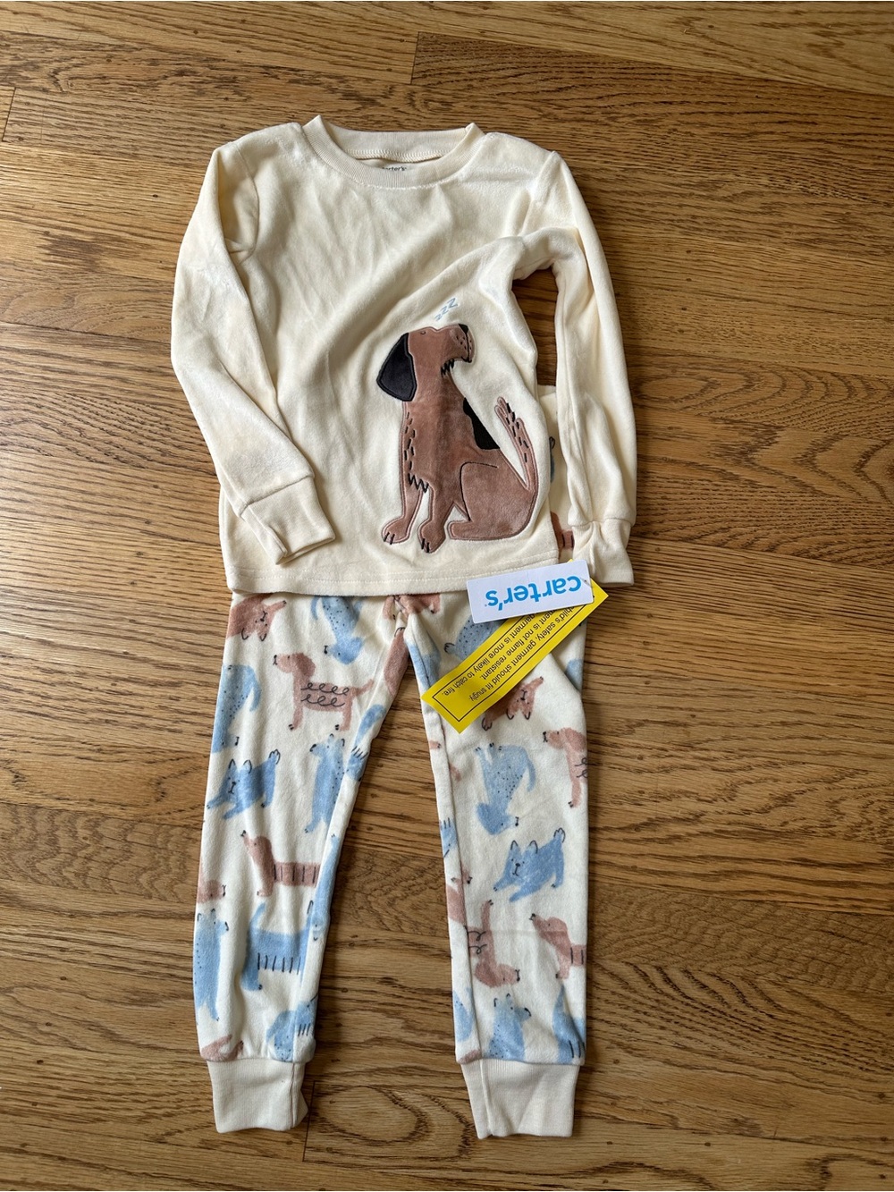 NWT Carter’s Toddler Boys Dog Fleece Pajamas